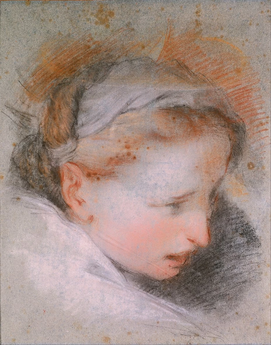 Studio di testa femminile - Barocci Federico